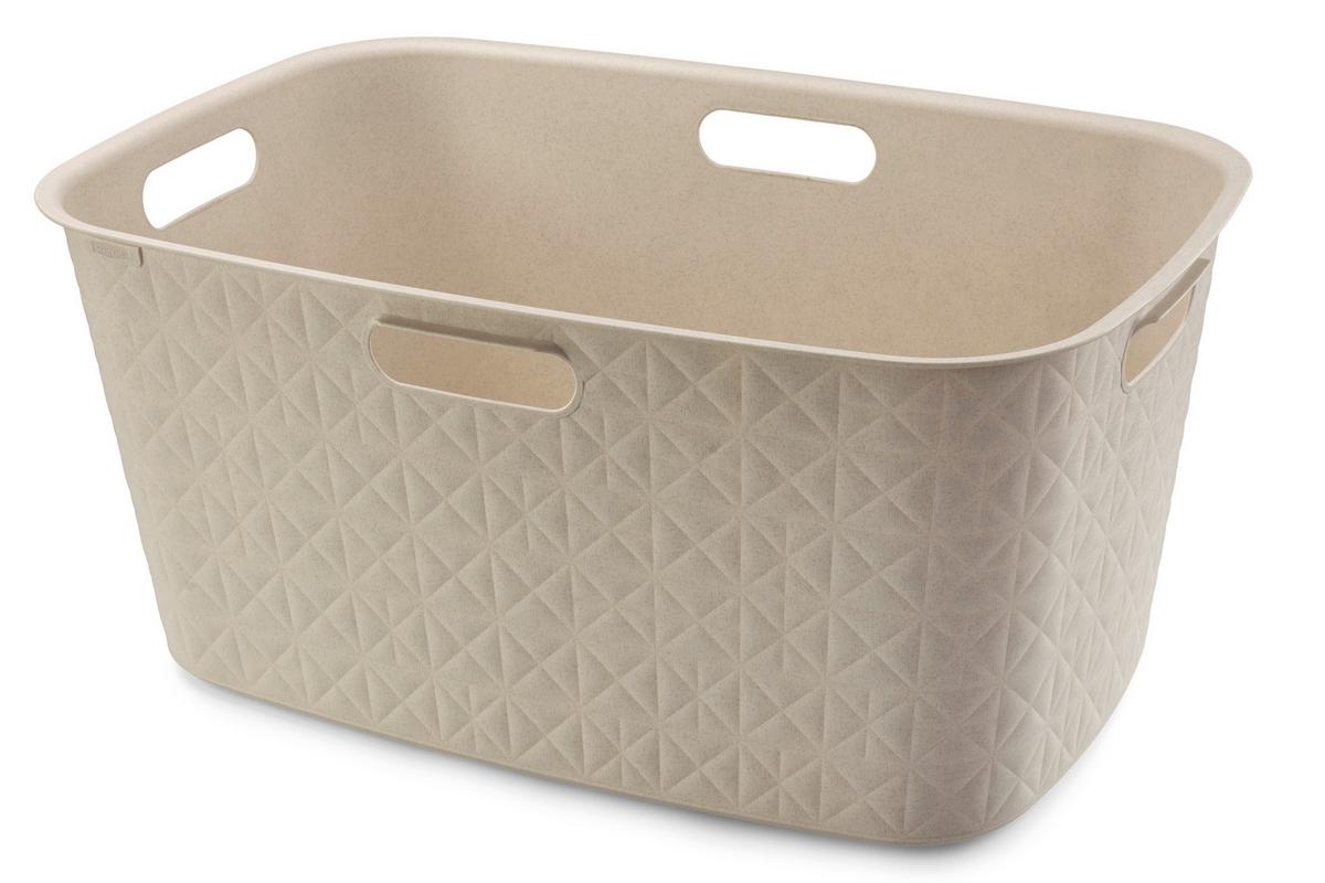 kôš na prádlo 46 L - béžová, Basics, plast (39,7/27,4/59,4cm) - Curver