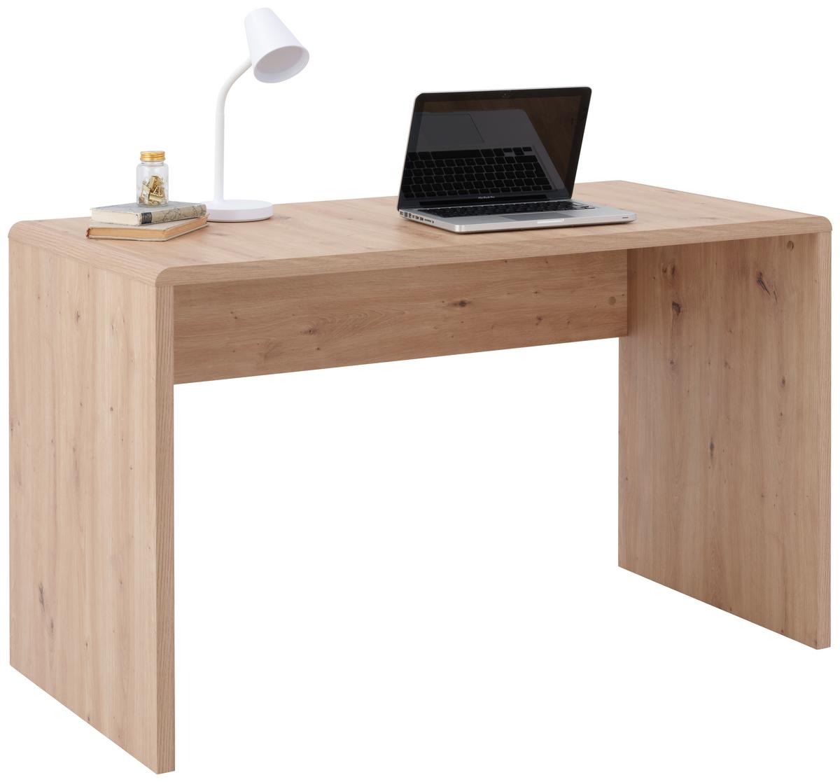 Schreibtisch Fontana Plus Artisan Eiche Dekor/kaschmir - Kaschmir/Eiche Artisan, MODERN, Holzwerkstoff (120/75,5/60cm)