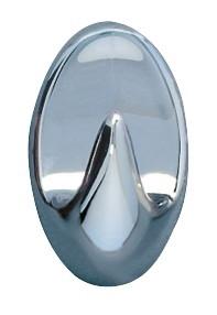 Öntapadós Akasztó 4404030100 - króm, Konventionell, műanyag (2,5/4/2cm) - Wenko