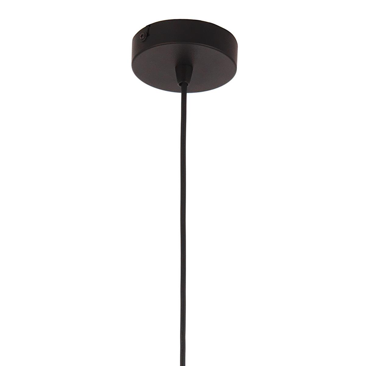 Hängeleuchte 5003/s - Schwarz/Kupferfarben, Design, Metall (28/100cm)