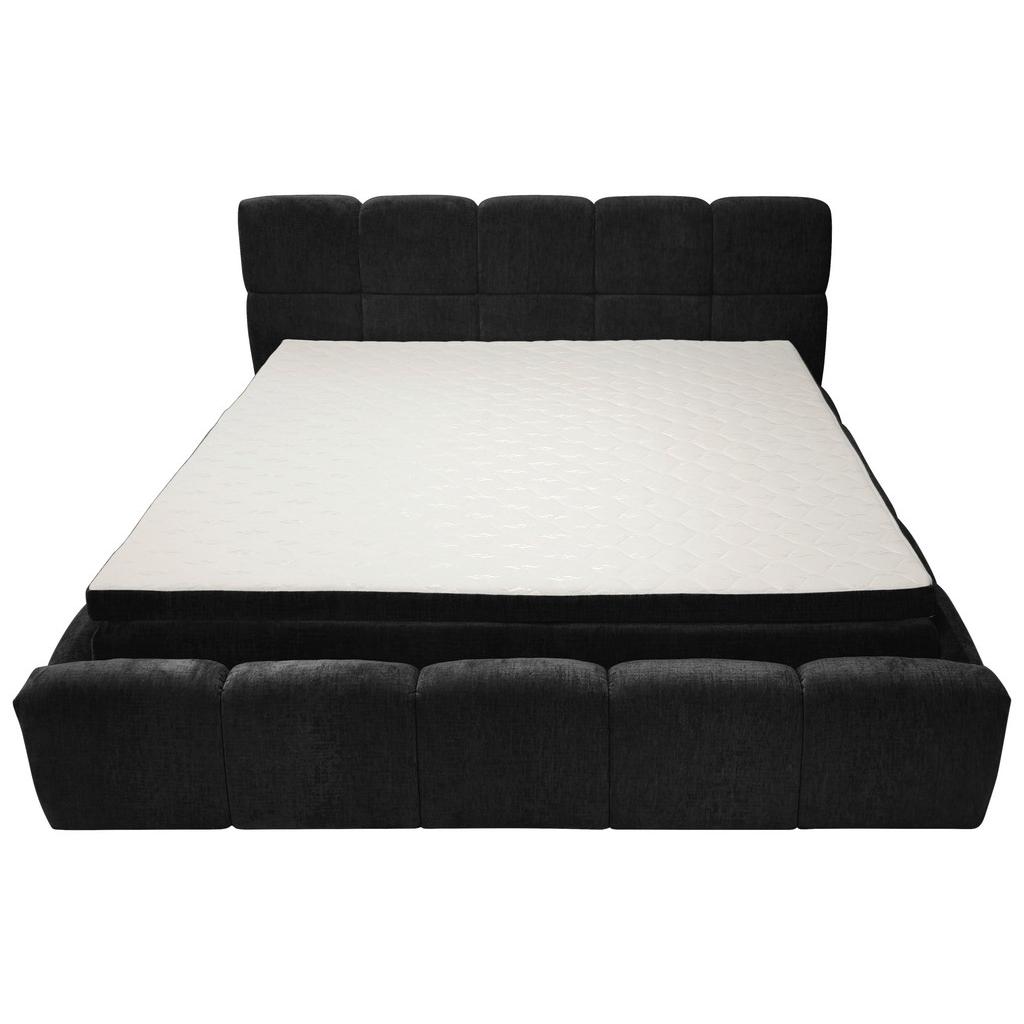 Polsterbett Noe Schwarz 140x200 Cm