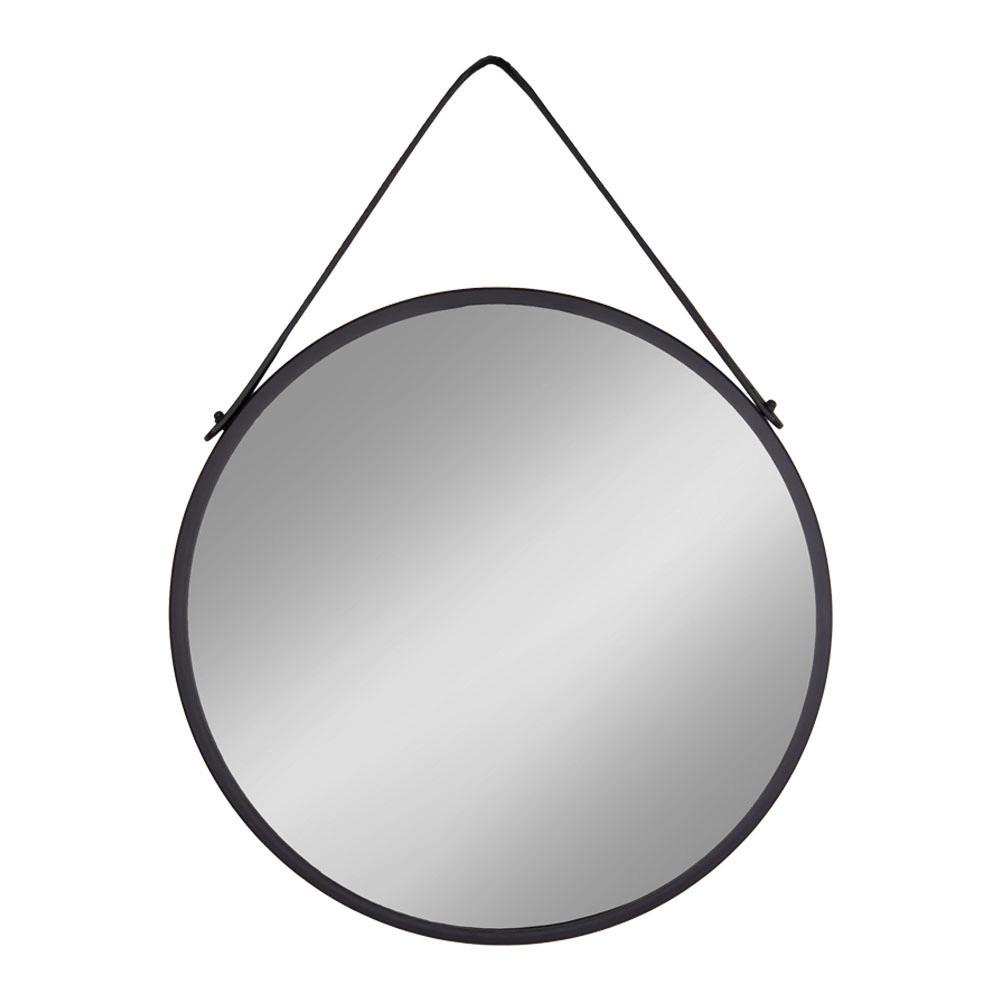 Wandspiegel Trapani Schwarz B: 60 Cm - Schwarz, Design, Metall (60/60/2cm)