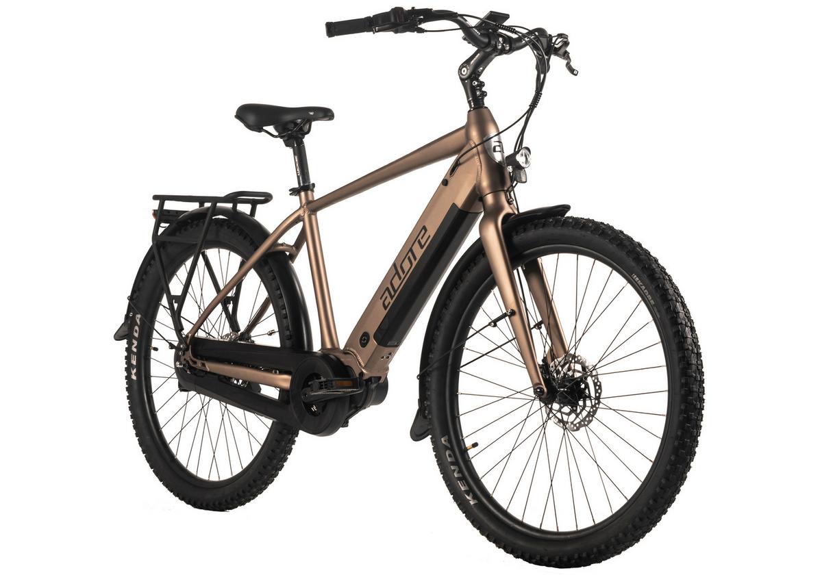 E-citybike 27,5 Zoll Bronze Matt - Cappuccino, MODERN, Metall (180/70/100cm)