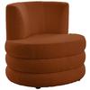 Designsessel Magari - Edelstahlfarben/Rostfarben, Trend, Textil (90/82/85cm) - Livetastic