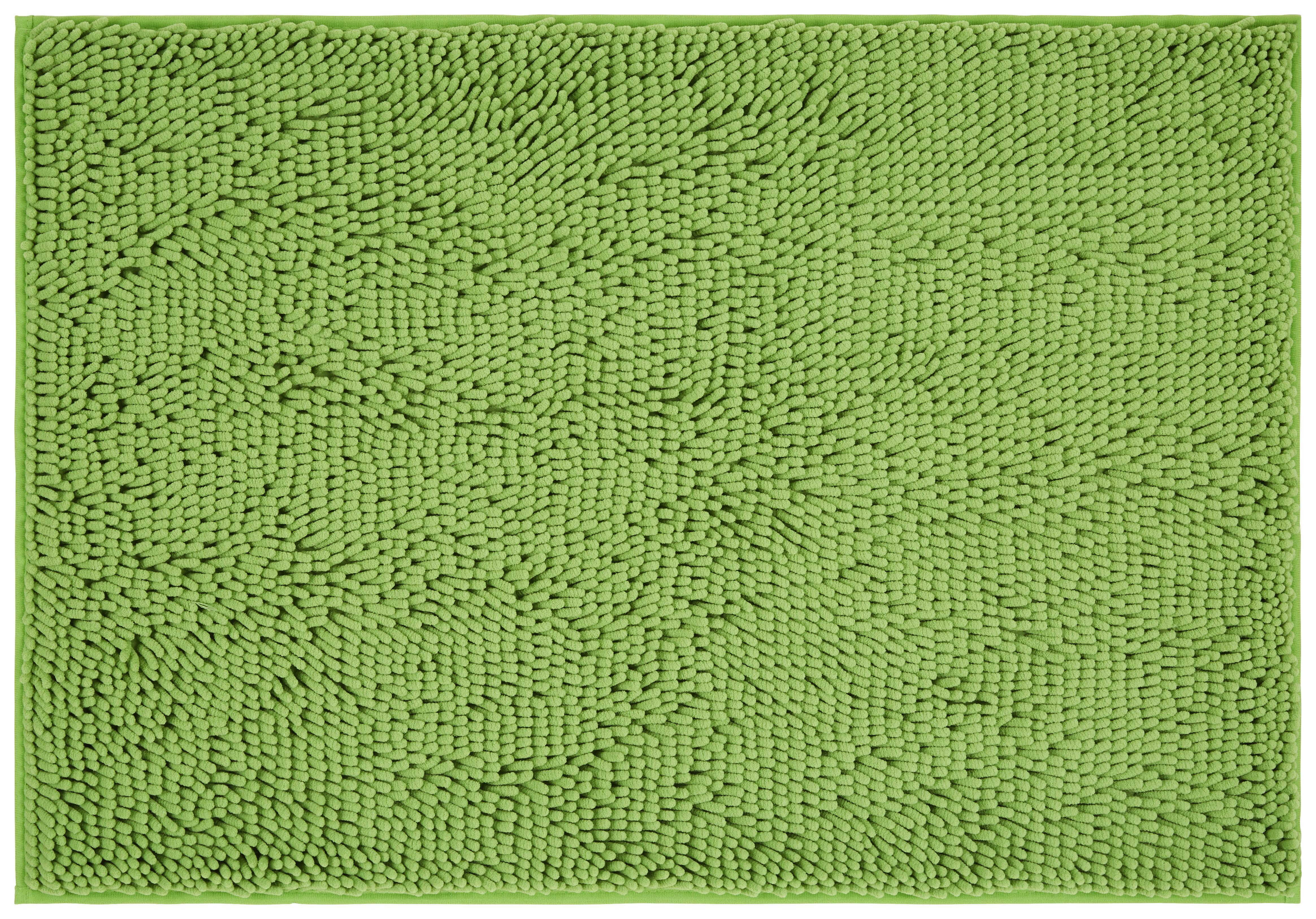 Badematte Liliane - Grün, KONVENTIONELL, Textil (60/90cm) - Ombra