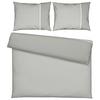 Bettwäsche Johannes XXL Hellgrau ca. 200x220cm - světle šedá, Konvenční, textil (200/220cm) - Mömax