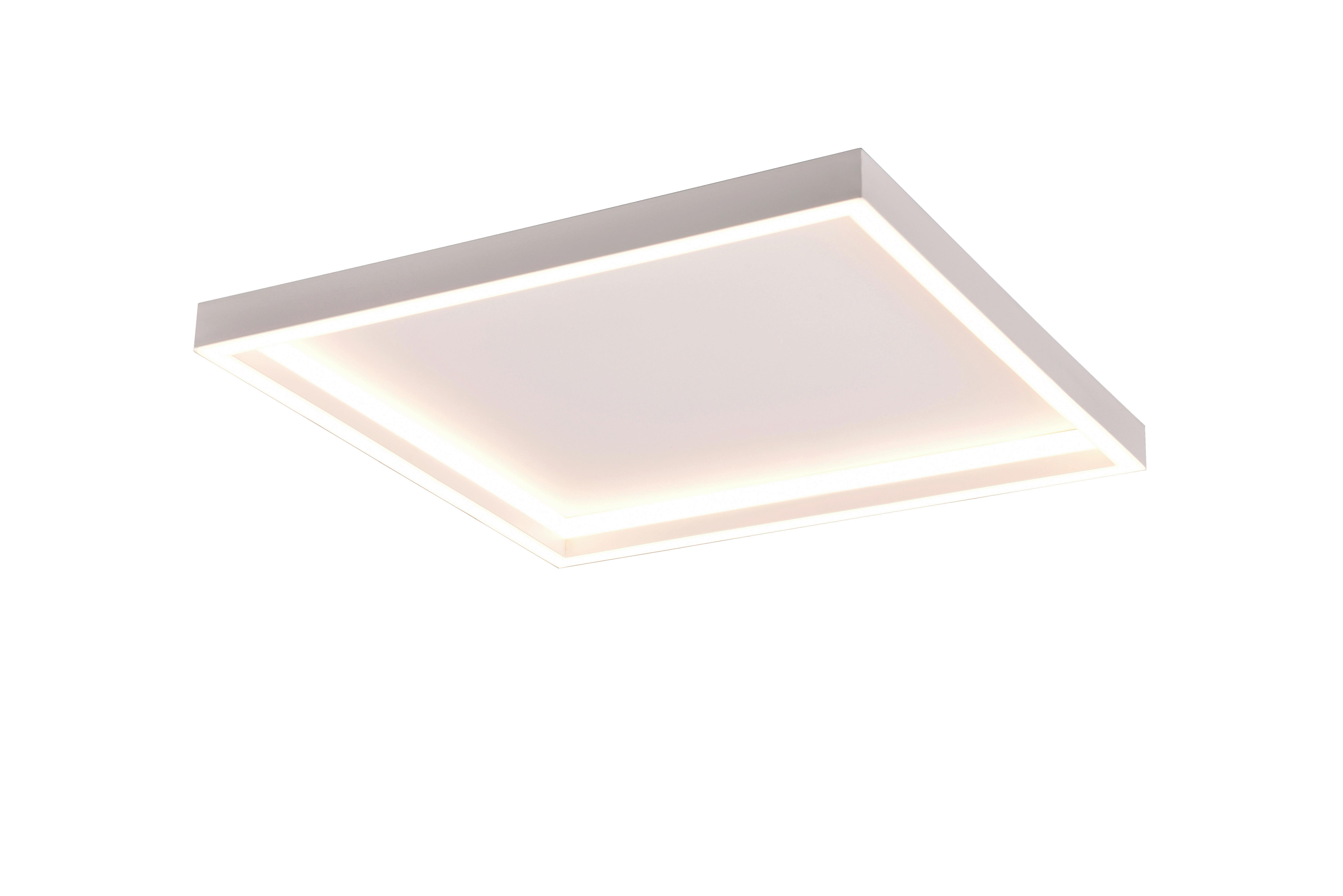 LED-Deckenleuchte 3000k, 2600lm - Weiß, Basics, Metall (35/5,8/35cm)