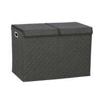 Koš na prádlo OXFORD 2 - černá, Moderní, kov/karton (58/33/41cm) - Mömax