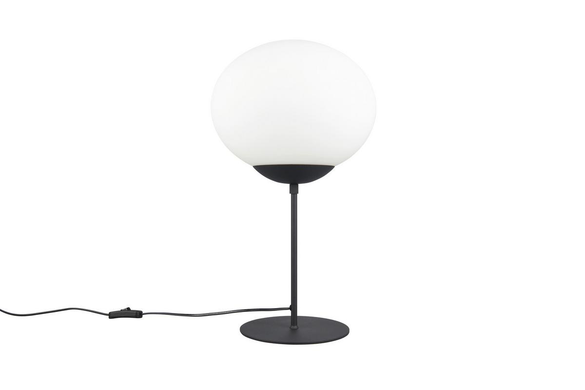Tischleuchte 563100132 Fomento - Schwarz/Weiß, Basics, Glas/Metall (30/52cm) - Trio Leuchten