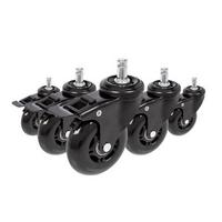 Drehstuhlrolle Rolo Skate - Schwarz, Basics, Kunststoff/Metall (3,6/10/75cm) - MID.YOU