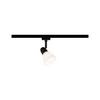 Schienensystem-Strahler 96987 Urail Caps - Opal/Schwarz, Design, Glas/Metall (8,3/14,8cm) - Paulmann
