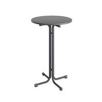 GARTEN-BARTISCH STEHTISCH BERLIN - Anthrazit, LIFESTYLE, Holz/Kunststoff (70/109/70cm) - Gardenson