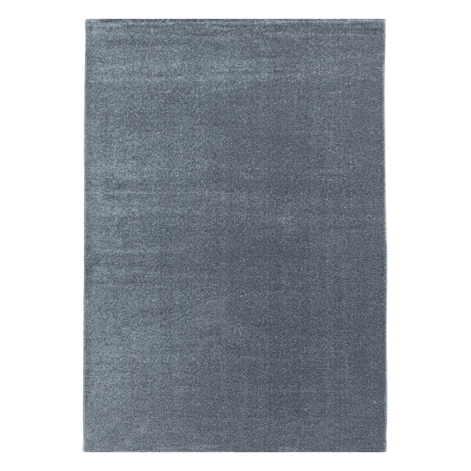 Teppich Läufer Silberfarben Rio 80x250 cm - Silberfarben, Basics, Textil (80/250cm)