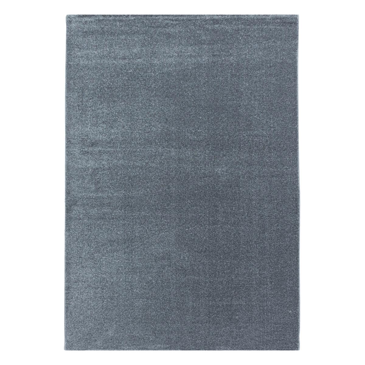 Hochflor Teppich Silberfarben Rio 80x150 cm - Silberfarben, Basics, Textil (80/150cm)