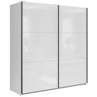 Tolóajtós Szekrény Tetrix  183/195 Cm - magasfényű fehér, Modern, faalapú anyag (183/195,5/60cm) - MID.YOU