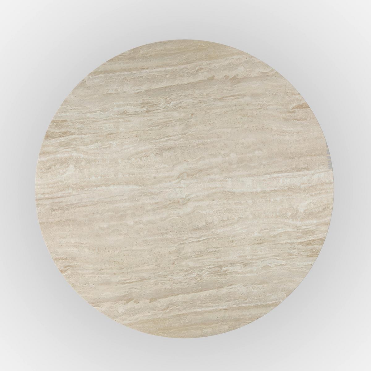 Jedálenský stôl Kiano, P: 130 cm - prírodná farba/krémová, Modern, drevo/kompozitné drevo (130/75cm) - Bessagi Home