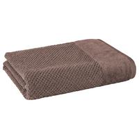 DUSCHTUCH Popcorn 70x140 cm Dunkelbraun - Dunkelbraun, Basics, Textil (70/140cm)