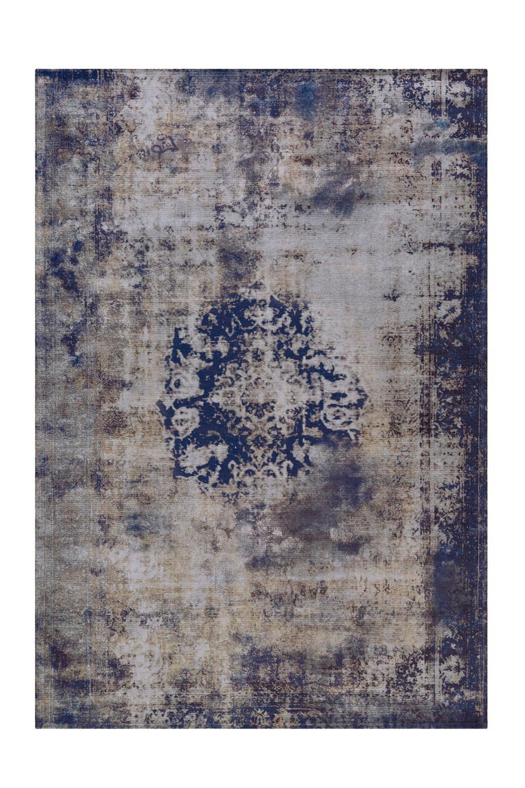 Flachwebteppich Blau Vintage 8403, Bxl: 140x200 Cm