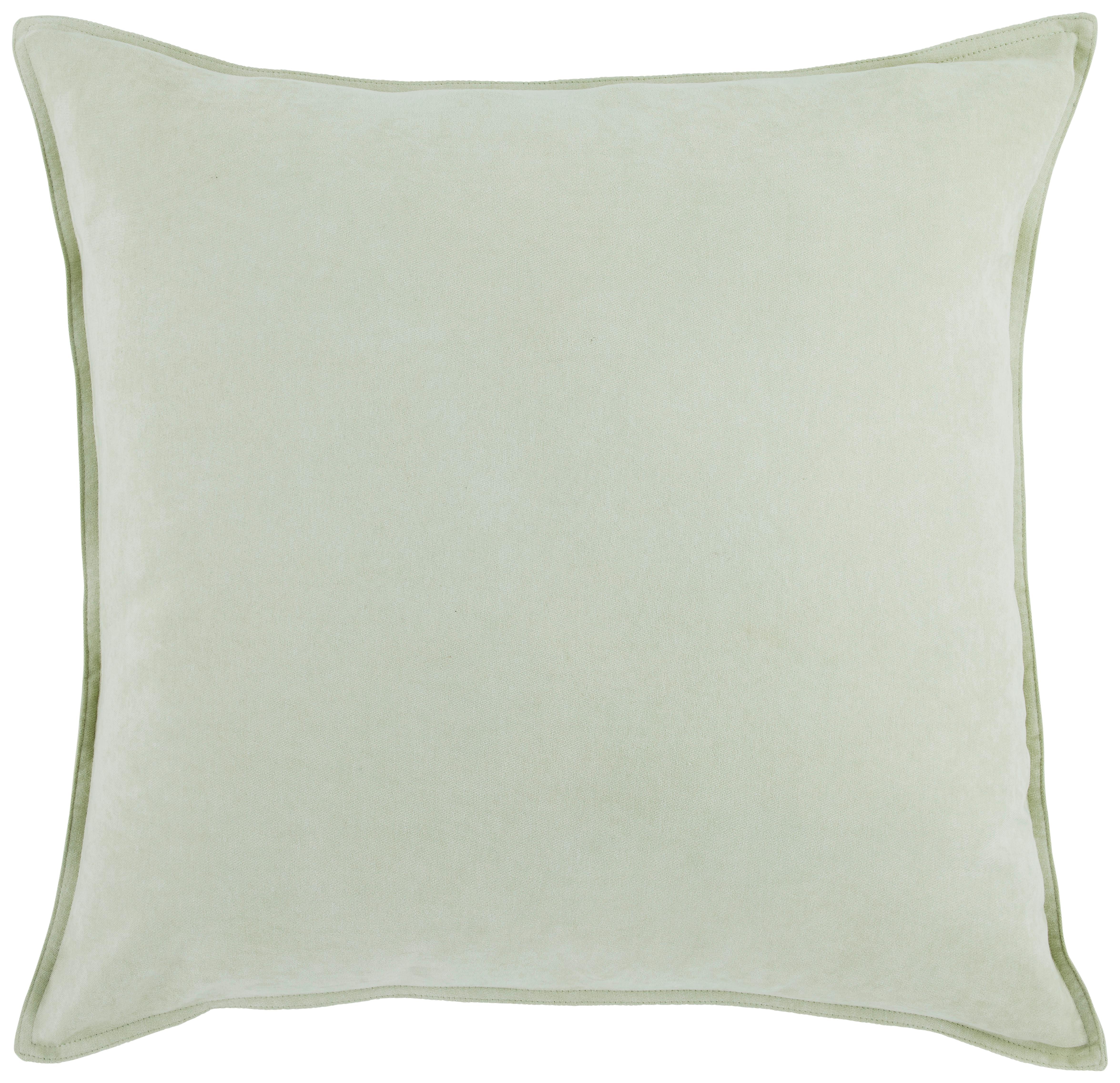 Dekorační polštář Nathi, 60/60cm, šalvěj.zelená - šalvějově zelená, Konvenční, textil (60/60cm) - Mömax