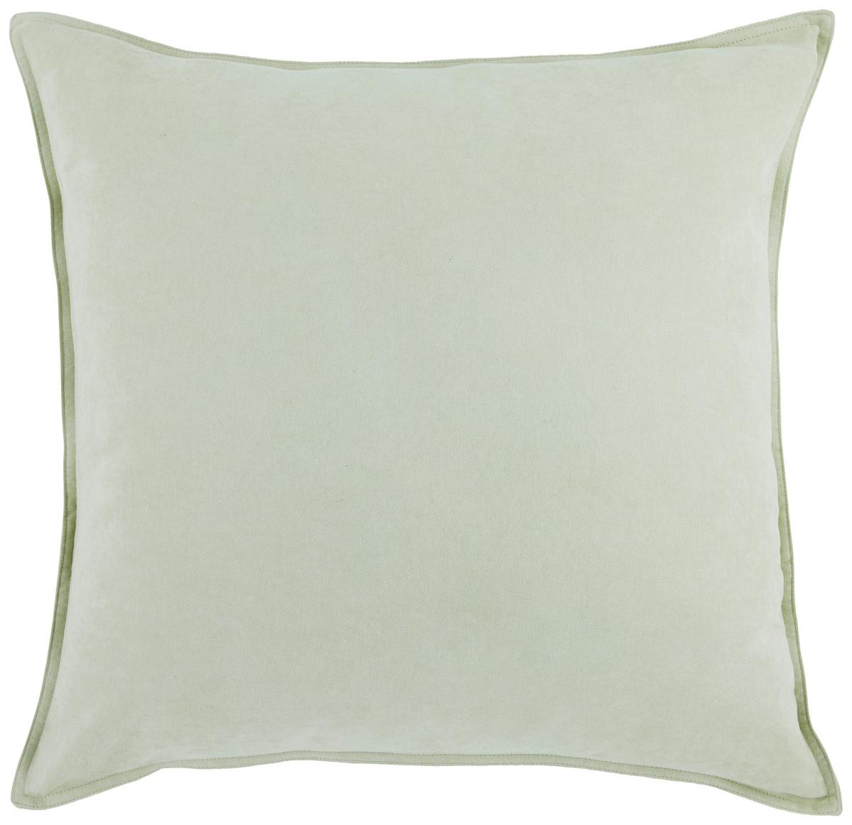 Dekoračný vankúš Nathi, 60/60cm,šalviovozelená - šalviovozelená, Konventionell, textil (60/60cm) - Mömax
