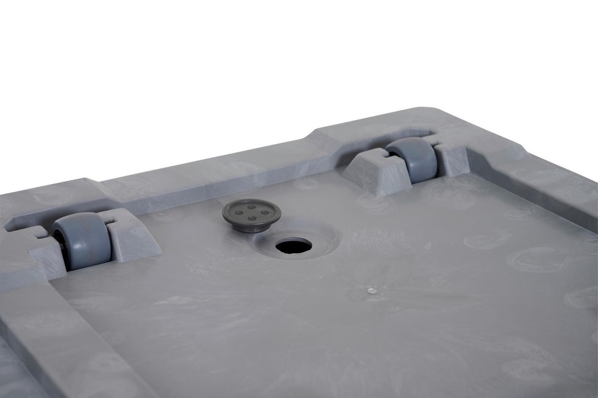 Blumenkasten Grau Betonoptik B: 40 cm - Grau, Basics, Kunststoff (40/40/40cm) - Siena Garden