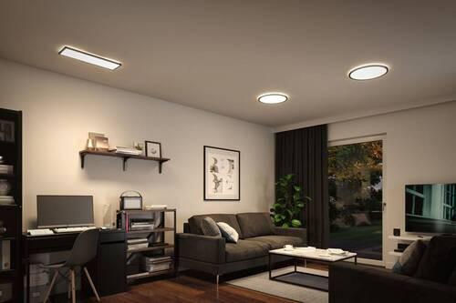 LED-Paneel L: 58 cm dimmbar - Schwarz, Basics, Kunststoff (58/20cm) - Paulmann