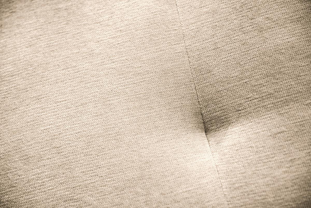 Ecksofa Fluffy, Creme S: 184x269 Cm - Creme/Schwarz, MODERN, Textil (184/269cm) - Trendmanufaktur