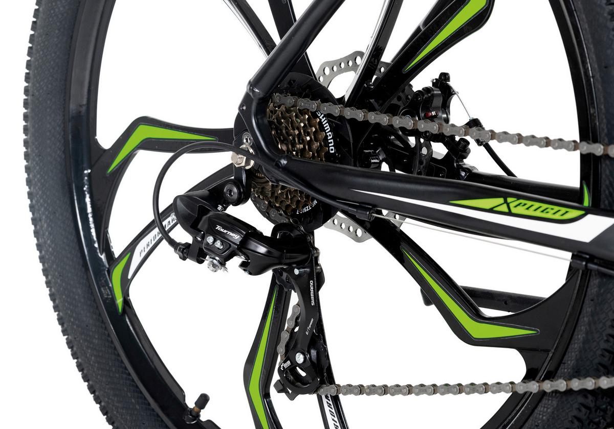 Mountainbike Hardtail 27,5 Zoll  Xplicit 21 Gänge - Schwarz/Grün, Basics, Metall (139/76/21cm) - KS Cycling