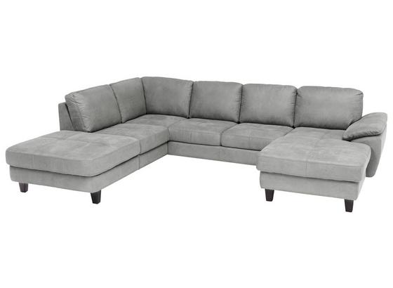 Wohnlandschaft in U-Form Cherno 237x313x167 cm - Wengefarben/Silberfarben, MODERN, Textil (237/313/167cm) Wohnlandschaft in U-Form Cherno 237x313x167 cm - Wengefarben/Silberfarben, MODERN, Textil (237/313/167cm)