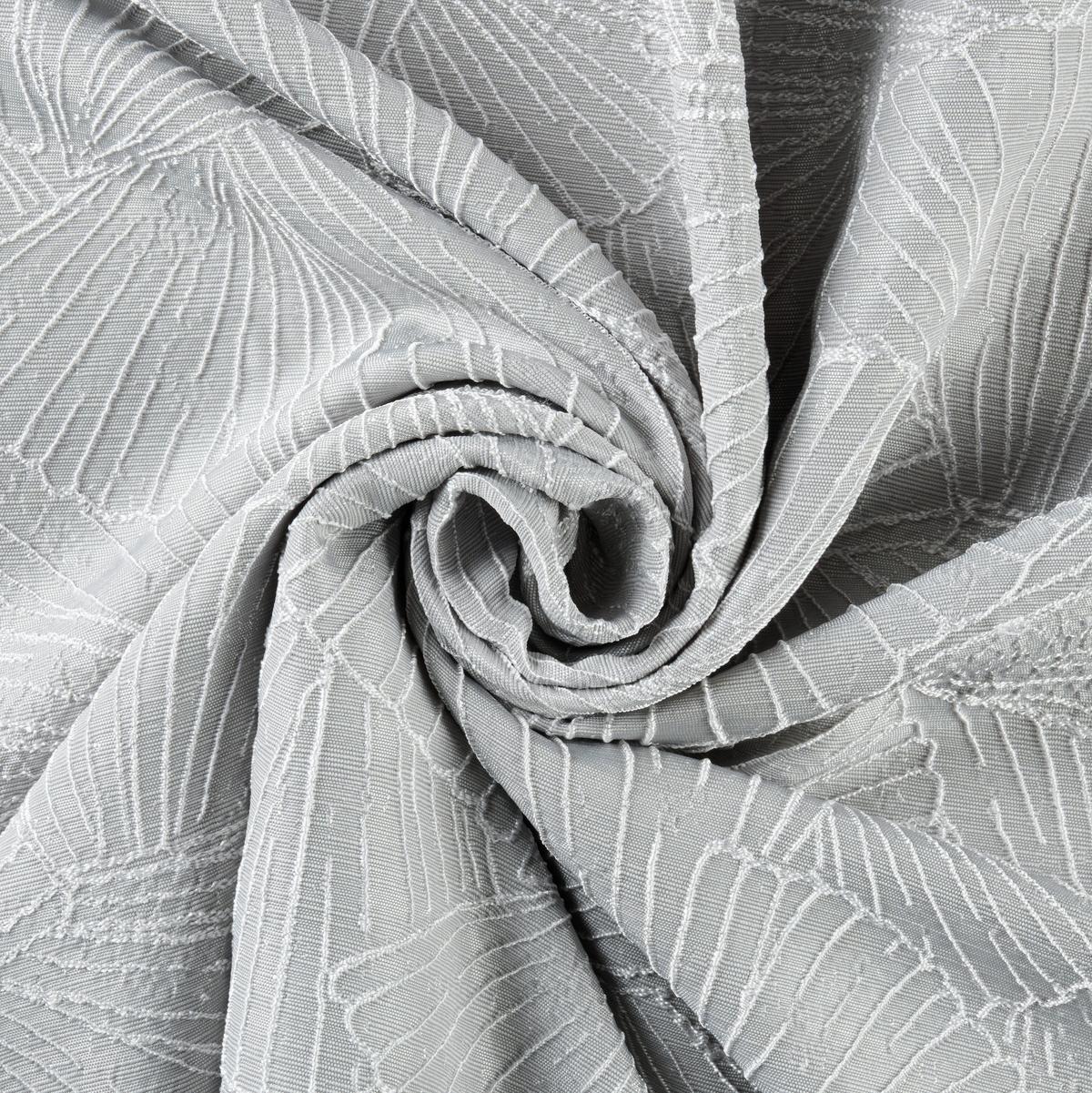 HOTOVÝ ZÁVĚS ALVIS - světle šedá, Romantický / Rustikální, textil (140/245cm) - Premium Living