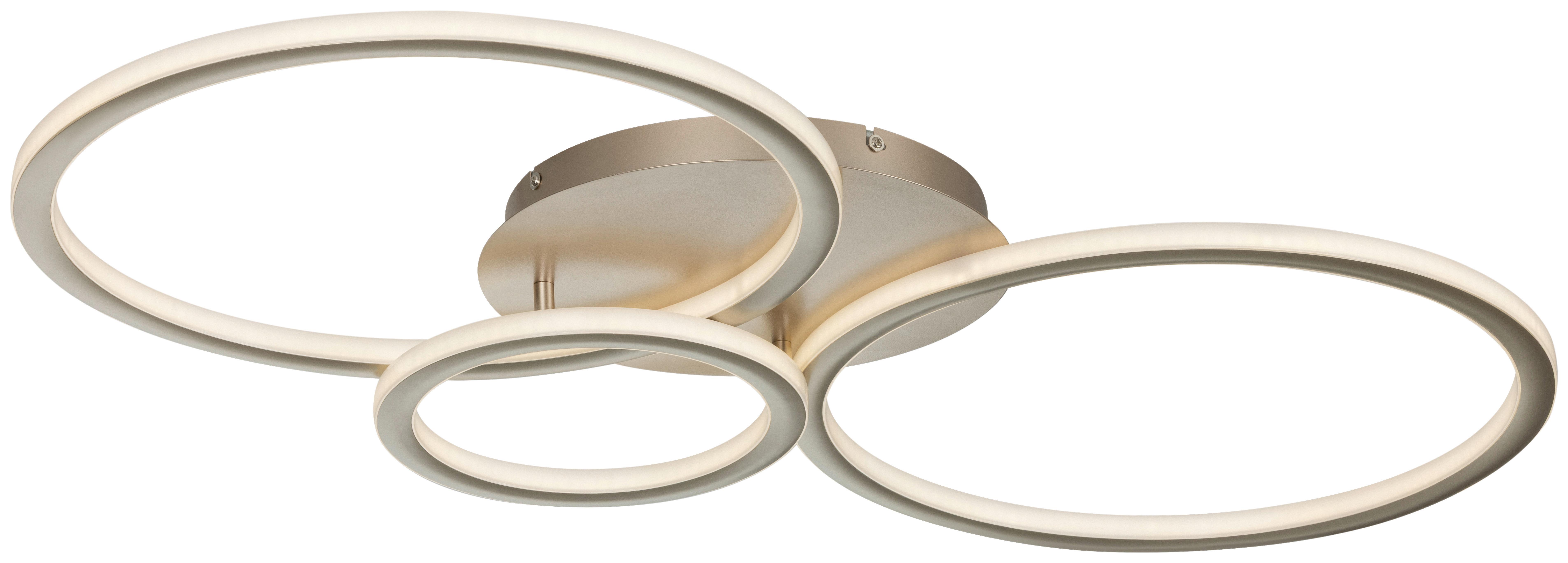 Led-deckenleuchte Cassian - Champagner, Basics, Kunststoff/Metall (95/50/7,5cm) - Luca Bessoni