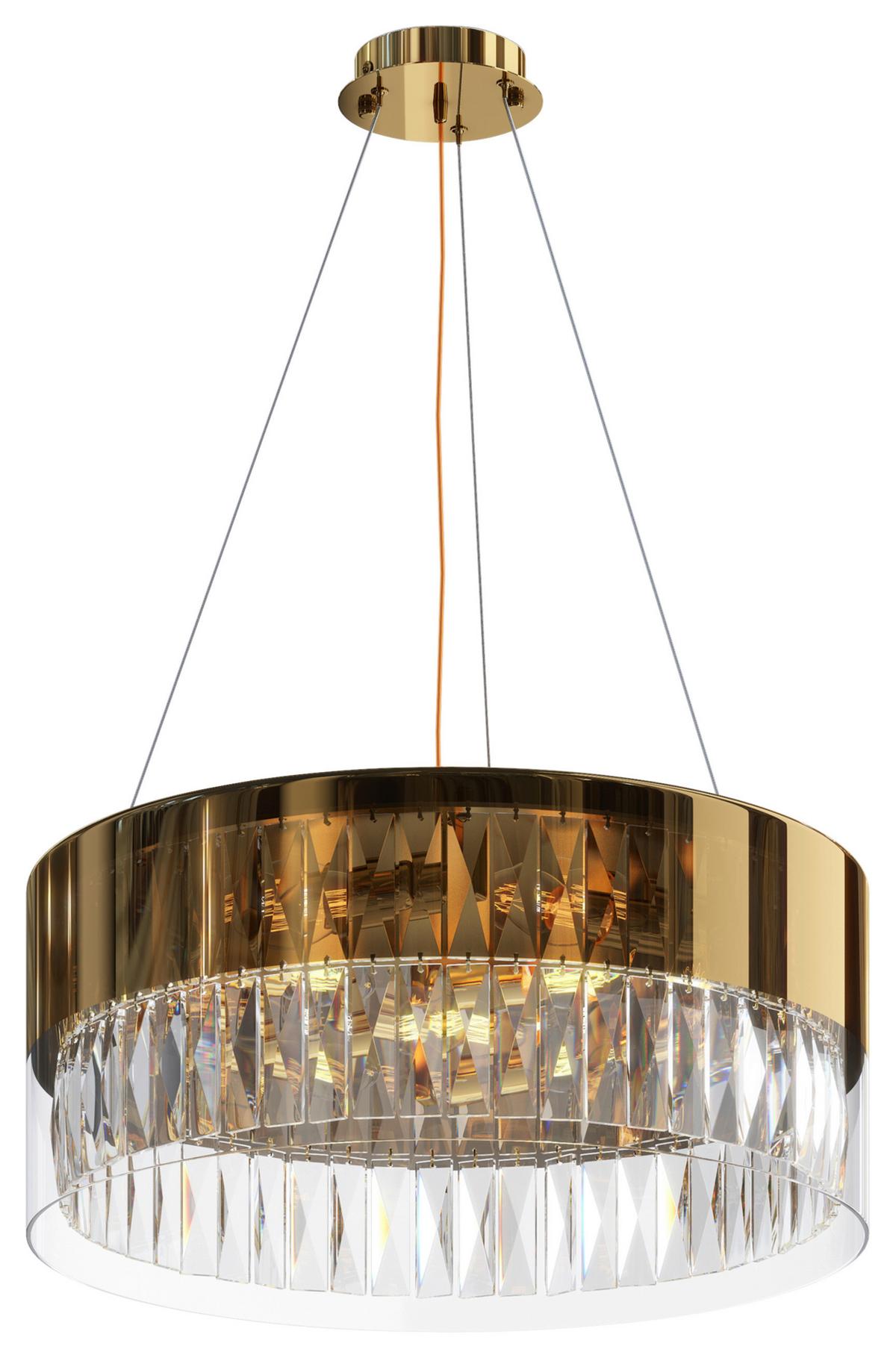 Pendelleuchte Wonderland - Goldfarben, Basics, Glas/Metall (50/20,5/50cm) - MAYTONI