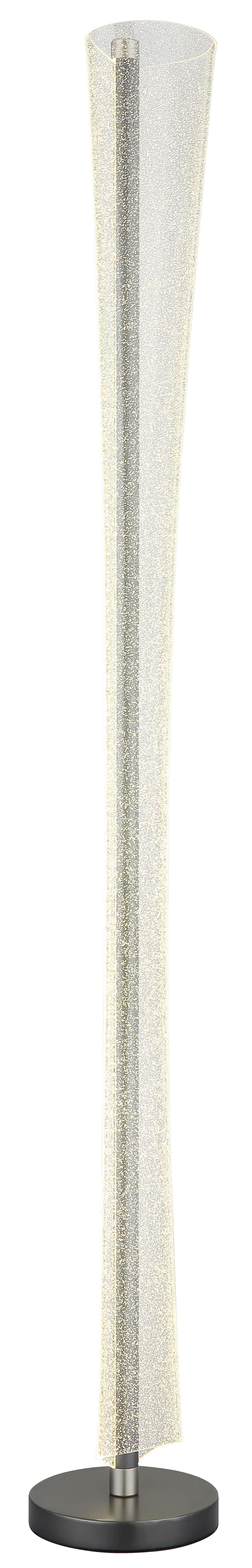 STOJACÍ LED LAMPA MALINDA - černá/čiré, Design, kov/plast (20/155cm) - Globo