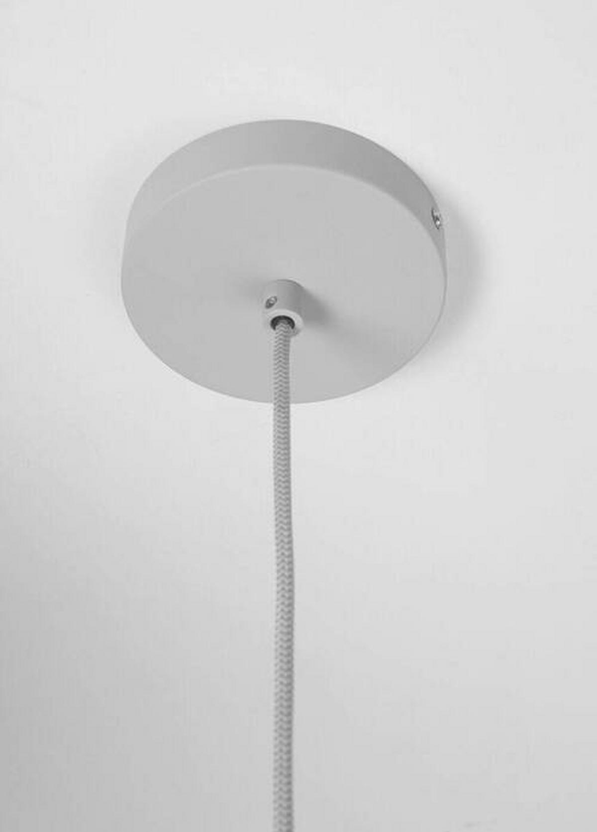 Hängeleuchte Hanover/h40/lg - Hellgrau, Trend, Metall (40/22cm) - It's about Romi