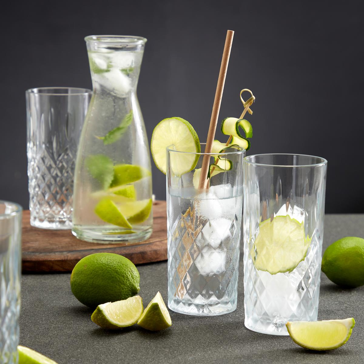Longdrinkglas Daniel 2er-Set, Je ca. 356 ml - Klar, KONVENTIONELL, Glas (356ml) - James Wood