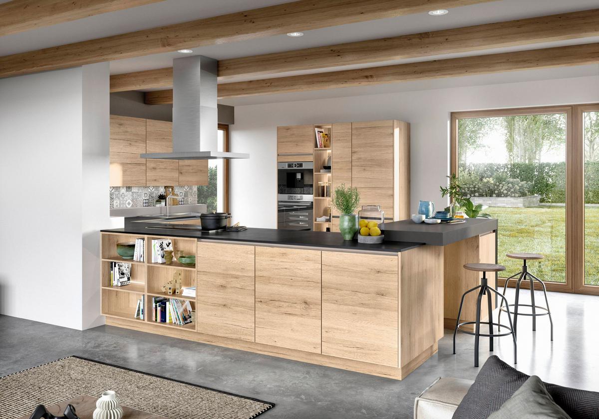 Einbauküche Riga Frei Planbar Modernes Design - MODERN, Holzwerkstoff - Vertico