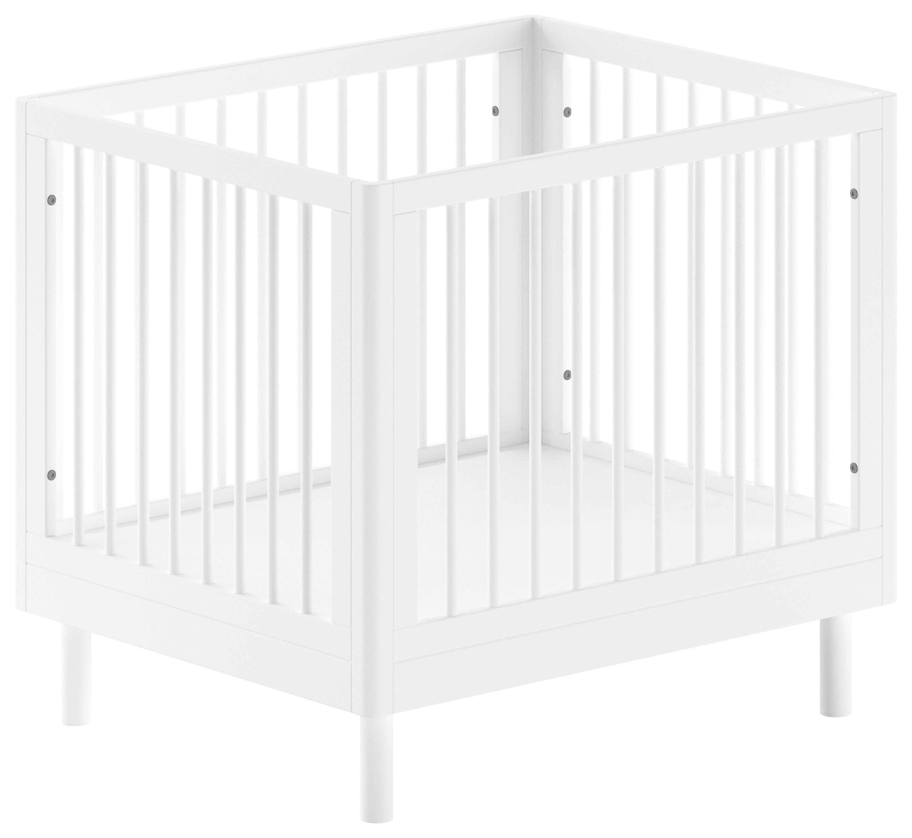 LAUFGITTER Forrest Weiß B: 99cm - Weiß, MODERN, Holz (99/88/79cm) - Vipack
