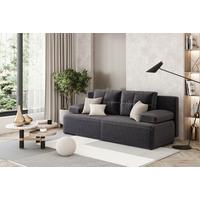 Schlafsofa Munich Schwarz B: 200cm - Schwarz, Design, Textil (200/88/86cm) - MID.YOU