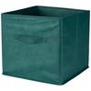 Faltbox Tanja - Grün, Basics, Papier/Textil (30/30/30cm) - Ondega