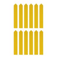 Windhager Holz-Stecketiketten für Anzuchttopf 25 Stk. - Gelb, Basics, Holz - Windhager
