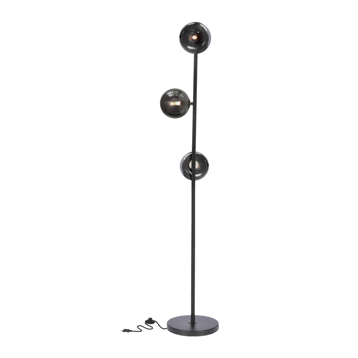 Stehleuchte 53-44136 Kama - Goldfarben/Graphitfarben, Design, Metall (32/29/150cm)