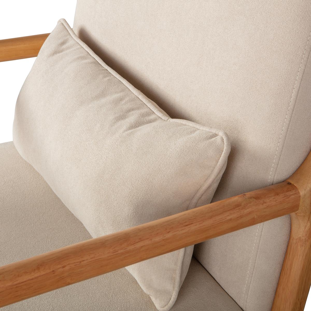 Sessel Mark Naturfarben B: 67cm - Naturfarben, Design, Holz/Textil (67/75/82cm) - Livetastic