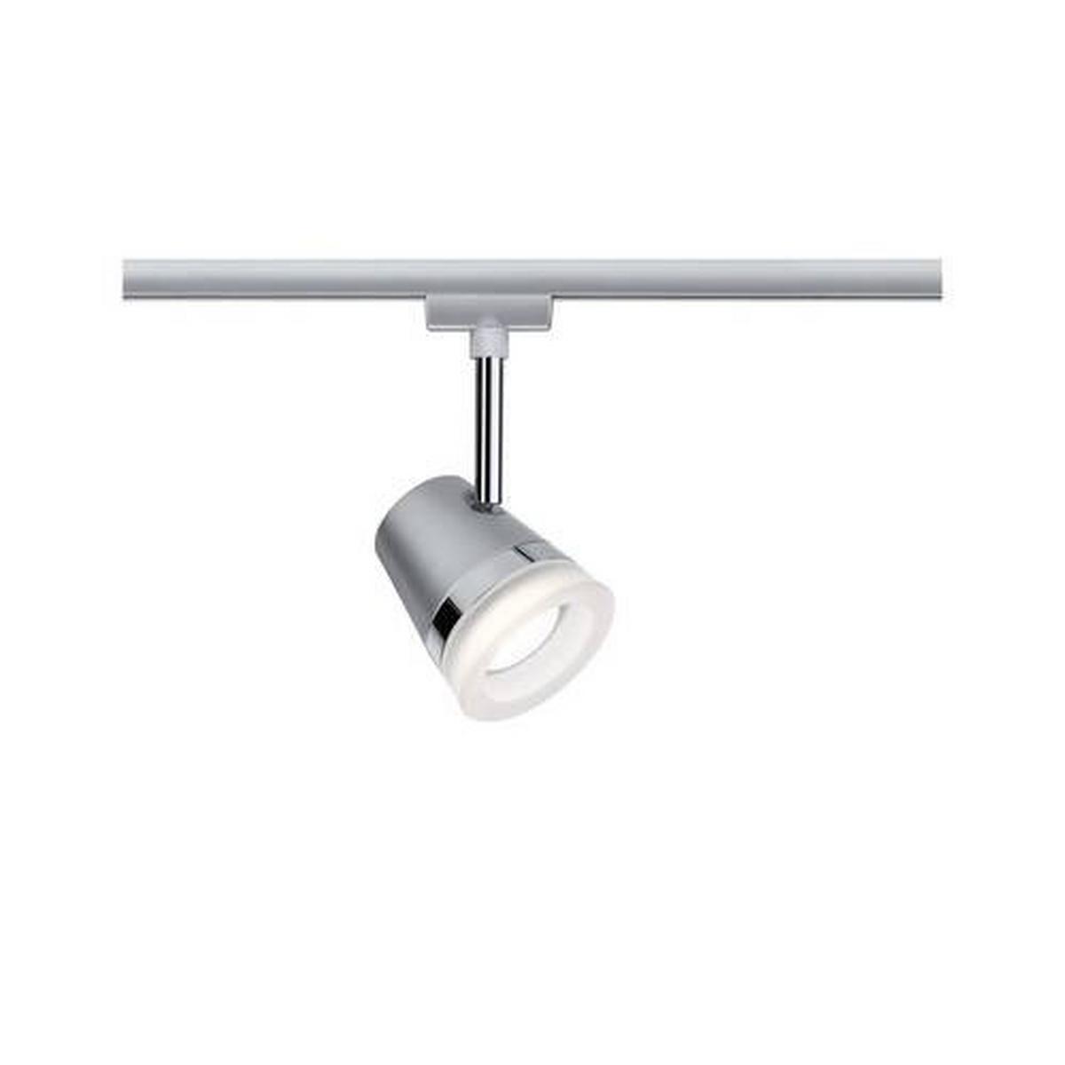 Schienensystem Urail Strahler 95526 In Chromfarben, dimmbar - Chromfarben, Basics, Metall (8,5/18,5cm) - Paulmann