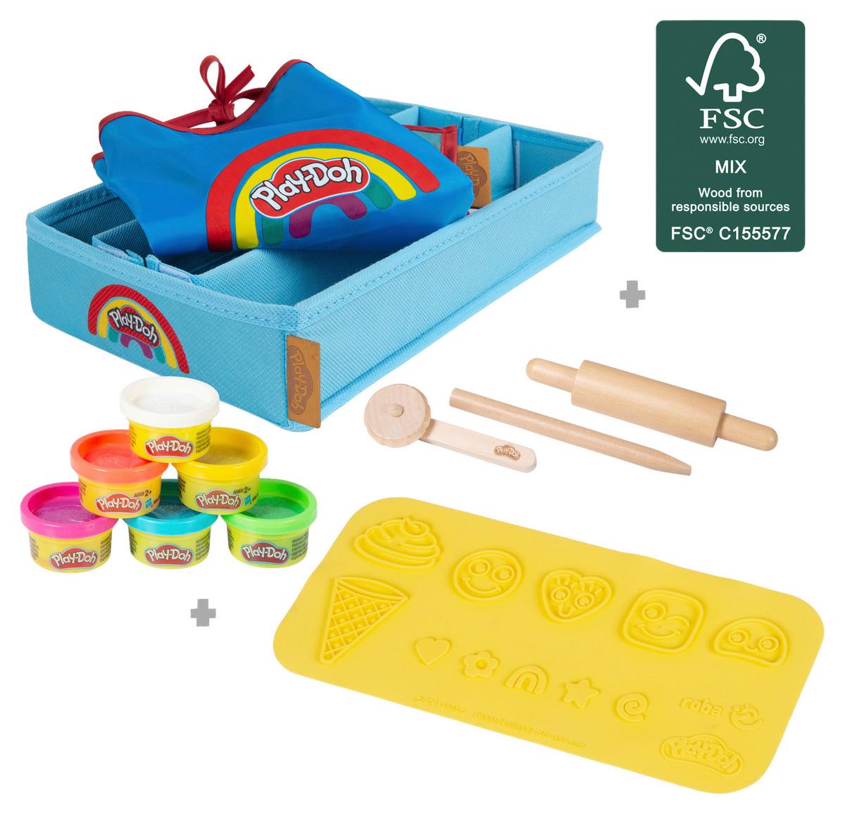 Kinderspielset Play Doh - Multicolor, Naturmaterialien/Holz
