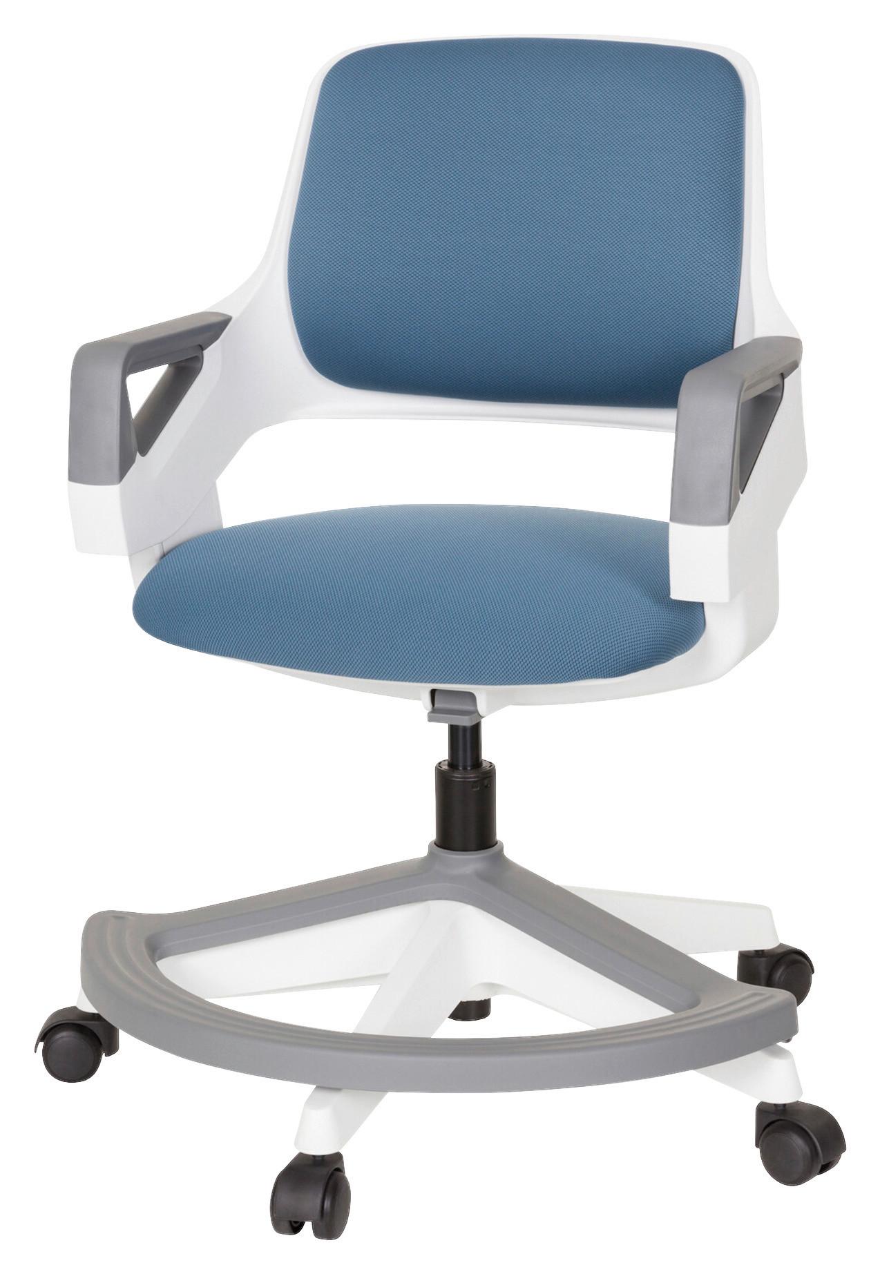 Jugenddrehstuhl Kid Flex Blau - Blau/Weiß, Basics, Kunststoff (53/80-93/60cm) - MID.YOU