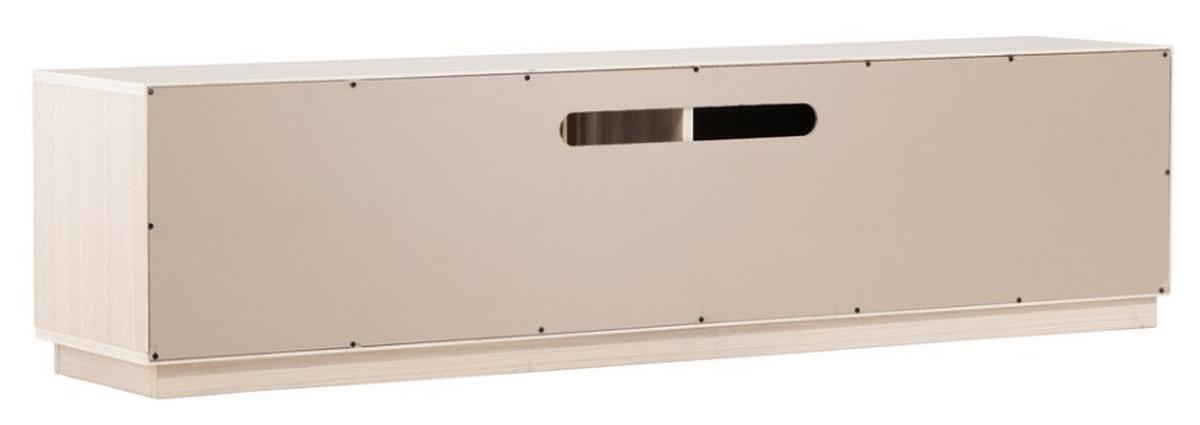 Lowboard Lugo Weiß/Eiche B: 180cm - Eichefarben/Weiß, Design, Holzwerkstoff (180/45/40cm) - Livetastic