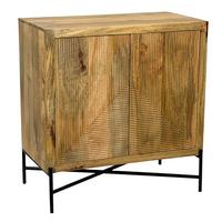 SIDEBOARD Braun B: 91cm - Schwarz/Braun, Design, Holz (91/96/50cm) - Livetastic
