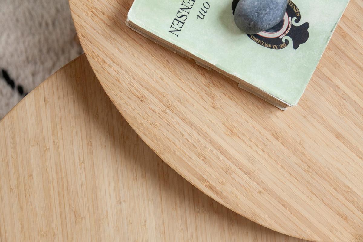 Beistelltisch 2-Teilig Noble ,naturfarben - Naturfarben, MODERN, Holz (68/45/57cm) - MID.YOU