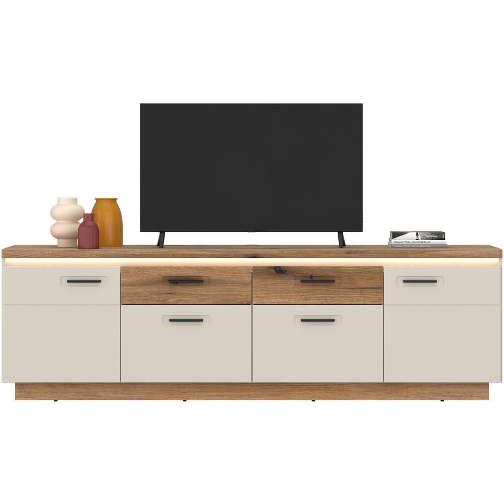 TV-Element Modena Eiche Dekor/Kaschmir B: 210cm