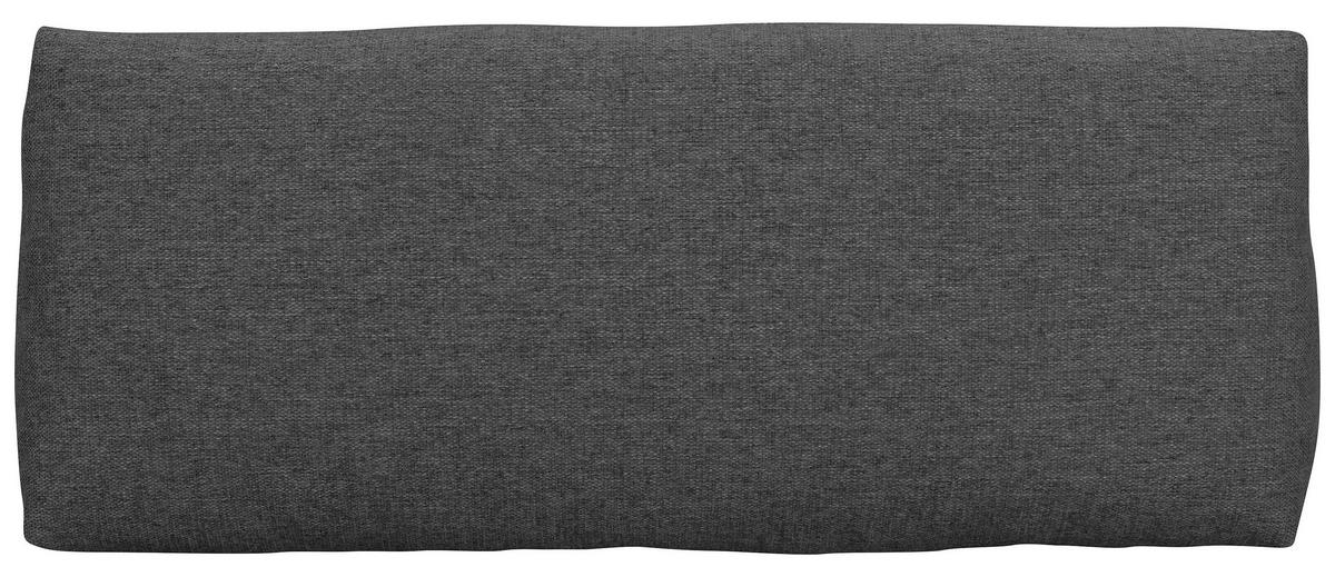 Rückenkissen Lena Anthrazit Flachgewebe - Anthrazit, Design, Textil (60/25/12cm) - Max Winzer